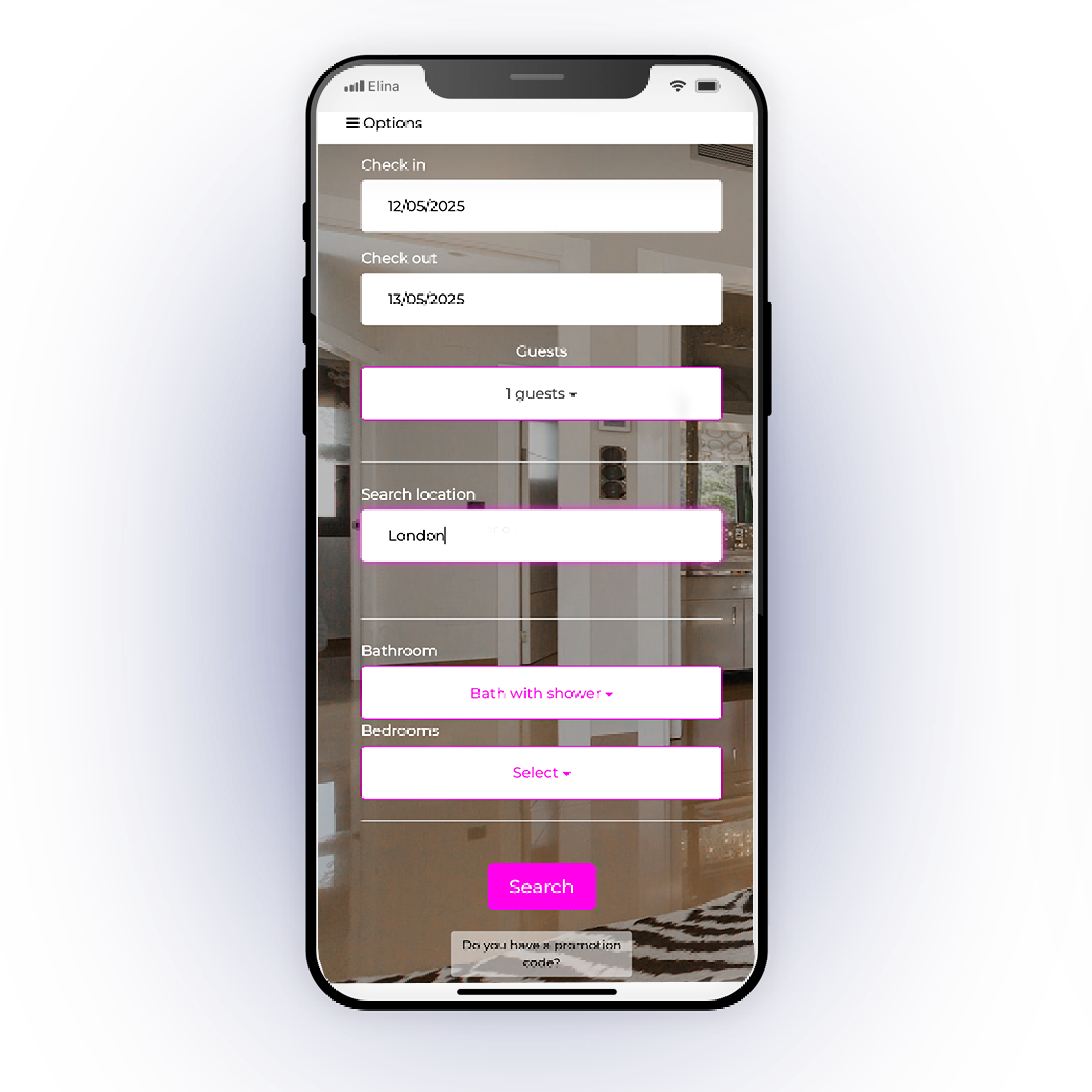 Elina Booking Engine 