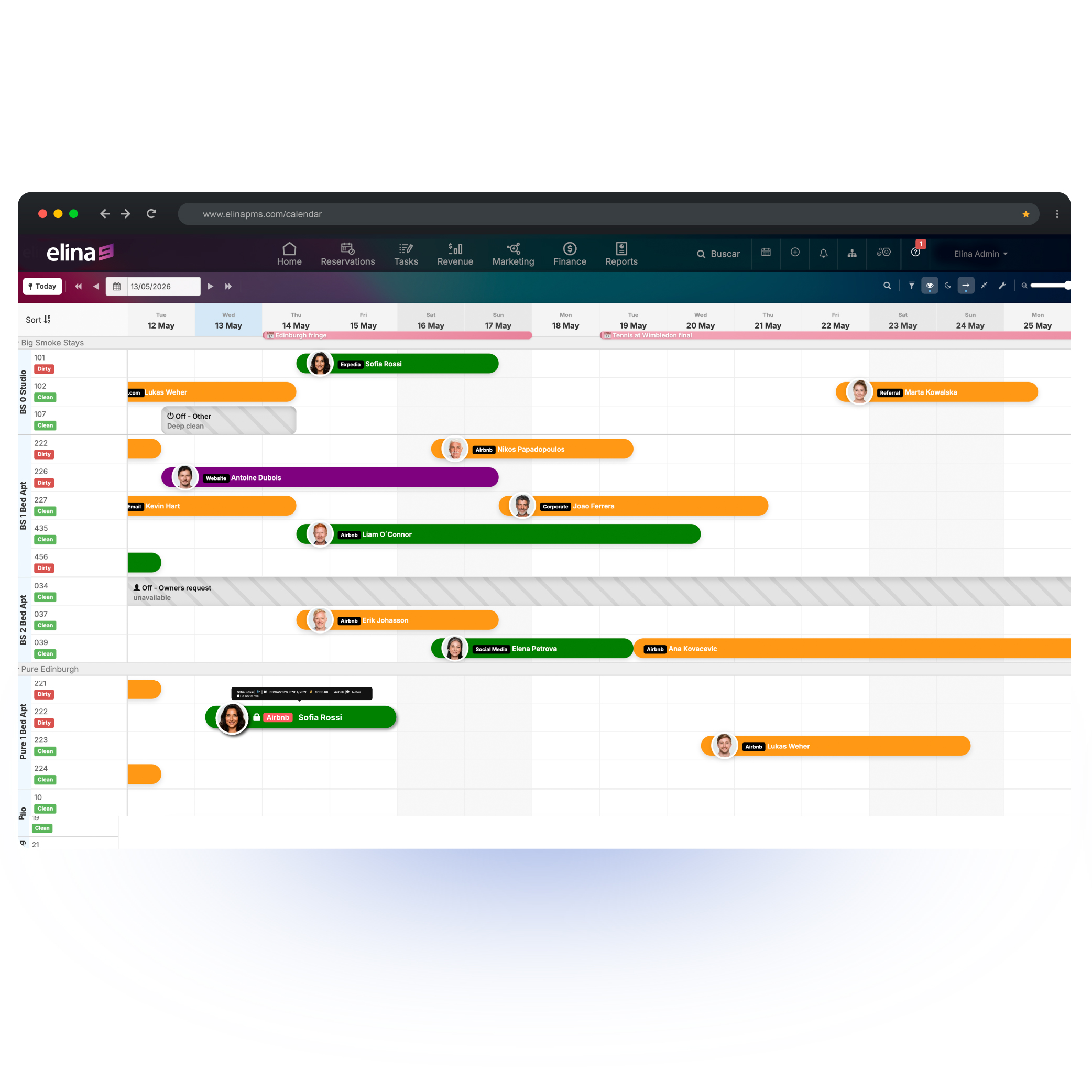 Reservations Property Management System